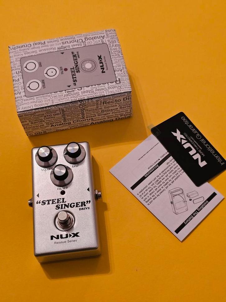NUX Steel Singer Drive, Muziek en Instrumenten, Effecten, Zo goed als nieuw, Distortion, Overdrive of Fuzz, Ophalen of Verzenden
