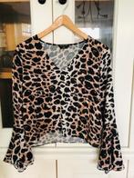 Nieuw- Colourful Rebel panter-luipaard blouse maat S., Bruin, Colourful Rebel, Nieuw, Ophalen of Verzenden