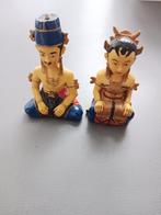 antieke beeldjes Javaans bruidspaar, Antiek en Kunst, Ophalen of Verzenden