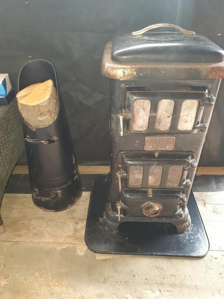 PELGRIM 580 Houtkachel voor de liefhebber, Huis en Inrichting, Kachels, Gebruikt, Vrijstaand, Houtkachel, Hout, Ophalen