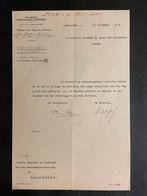 Brief HIJSM aanleg overloopgoot Haarlemmermeer (1915), Gebruikt, Ophalen of Verzenden, Trein