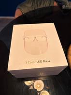 LED Gezichtsmasker - 3 Kleuren, Ophalen of Verzenden, Zo goed als nieuw