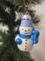 Kerstbal delfts blauw  7 cm, Diversen, Kerst, Ophalen of Verzenden, Zo goed als nieuw