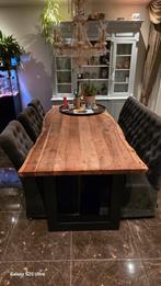 Eettafel met 3 stoelen en bank urban sofa, Huis en Inrichting, Ophalen of Verzenden, Rechthoekig, 200 cm of meer, 50 tot 100 cm