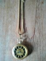 Buler gouden ketting horloge, Sieraden, Tassen en Uiterlijk, Horloges | Antiek, Overige merken, Goud, Ophalen