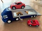 Little tikes autotransporter / vrachtwagen met 3 auto’s, Kinderen en Baby's, Speelgoed | Speelgoedvoertuigen, Ophalen of Verzenden