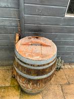 Eiken Regenton met deksel GRATIS, Tuin en Terras, 150 liter of meer, Ophalen, Gebruikt, Hout