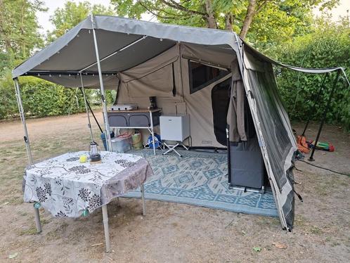 Te koop: Campooz  Fat Freddy vouwwagen 2018 model, Caravans en Kamperen, Vouwwagens, Campooz, tot en met 2, Beige, Aanwezig, Ophalen