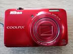 NIKON COOLPIX S6300 16 MP Full HD 10 x optische zoom, Gebruikt, Compact, Ophalen of Verzenden, 8 keer of meer