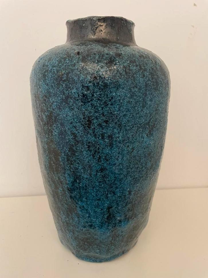 Pieter Groeneveldt NL | vaas in bruisglazuur | 1950-1999, Antiek en Kunst, Antiek | Keramiek en Aardewerk, Ophalen