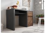 Bureau eiken - grijs, Ophalen, Zo goed als nieuw, Bureau