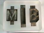 chocolade mal , letters M, B, I , vintage, Ophalen of Verzenden