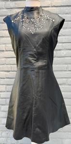 Sisley leer jurk maat XS, Ophalen of Verzenden, Zo goed als nieuw, Maat 34 (XS) of kleiner, Boven de knie