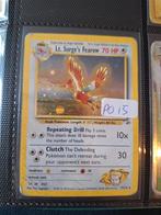 Lt. Surge's Fearow - Zeldzame Pokémon kaart!, Ophalen of Verzenden, Gebruikt, Losse kaart