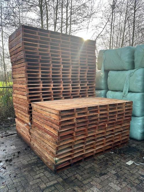 Partij pallets, pallet, schutting, hardhout 246x124 (250x125, Doe-het-zelf en Verbouw, Hout en Planken, Pallet, Overige houtsoorten