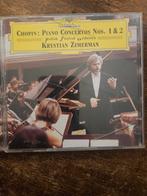 Chopin Piano Concertos 1 & 2 - Zimmerman, Ophalen of Verzenden, Romantiek, Gebruikt, Orkest of Ballet