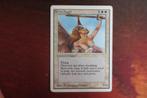 Magic The Gathering kaart / Serra Angel / Unlimited, Hobby en Vrije tijd, Verzamelkaartspellen | Magic the Gathering, Ophalen of Verzenden