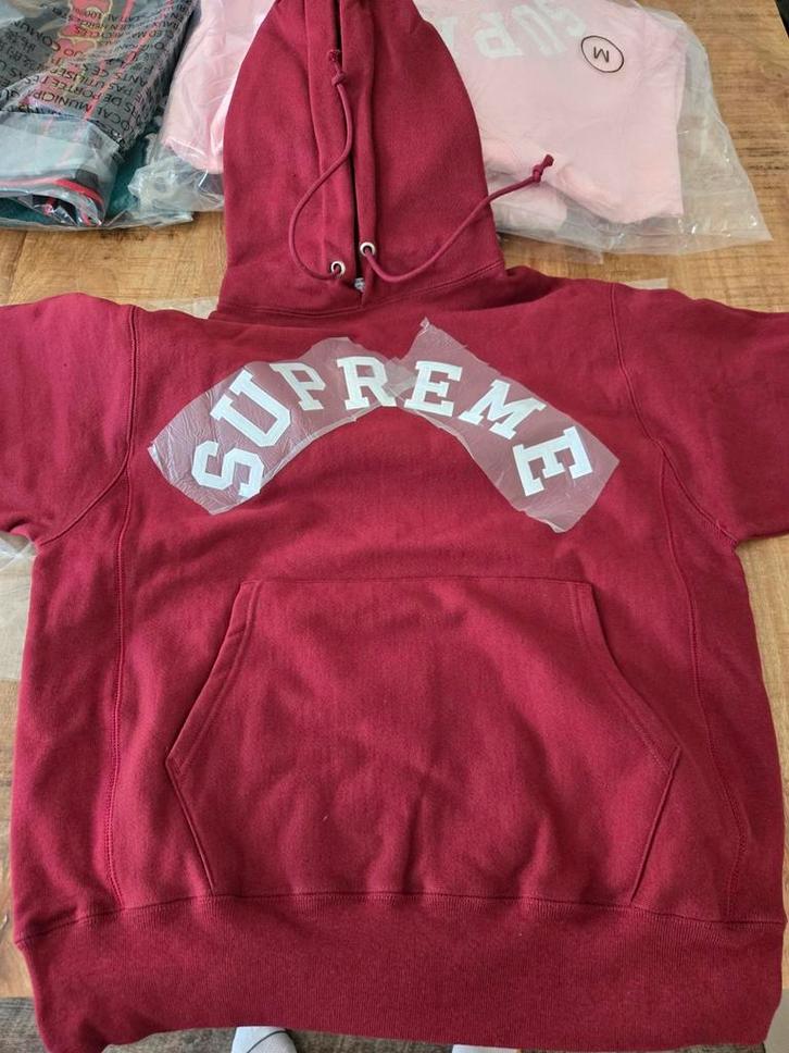 Supreme Champion capuchon trui maat M bordeaux, Kleding | Heren, Truien en Vesten, Nieuw, Maat 48/50 (M), Rood, Ophalen of Verzenden