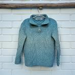 Aran Crafts Trui Maat S Turquoise Blauw Gebreid Merino Wol, Aran Crafts, Ac, Zo goed als nieuw, Maat 36 (S)