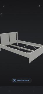 Ikea bed songesand 140x200, Huis en Inrichting, Ophalen, Wit, Tweepersoons, 140 cm