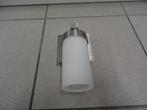 WANDLAMP RVS, Ophalen of Verzenden, Zo goed als nieuw, Glas