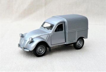 Welly, Citroën 2CV fourgonnette model 1957. (grijs) 1/38. beschikbaar voor biedingen