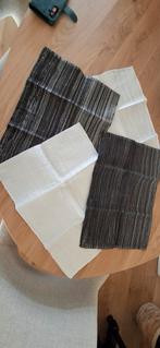 Set van 4 placemats - Zwart/Wit, Huis en Inrichting, Keuken | Textiel, Ophalen of Verzenden, Zo goed als nieuw, Zwart, Placemat