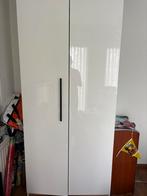 Ikea PAX kast met 2 hoogglans wit deuren., Ophalen, 200 cm of meer, 50 tot 100 cm, 50 tot 75 cm