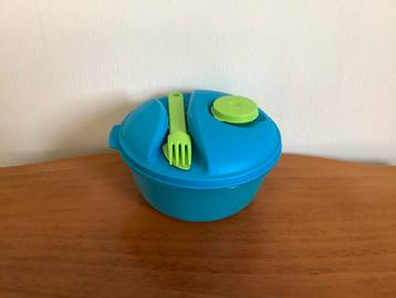 Tupperware Fris op weg Salade Lunchbox 1.5 liter. beschikbaar voor biedingen