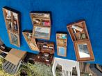 6 brocante gevulde scheerdozen, Antiek en Kunst, Ophalen of Verzenden