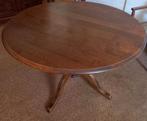 Ronde eiken eettafel, Huis en Inrichting, Tafels | Eettafels, Ophalen, Gebruikt, 100 tot 150 cm, 50 tot 100 cm