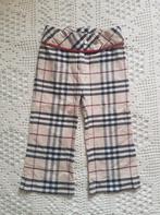 Burberry broek ruitjes flair 92, Kinderen en Baby's, Kinderkleding | Maat 92, Verzenden, Zo goed als nieuw, Meisje, Broek