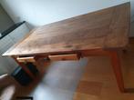eettafel 100% Teak 100 x 200 cm, Huis en Inrichting, Tafels | Eettafels, Ophalen, Gebruikt, Teakhout, 200 cm of meer