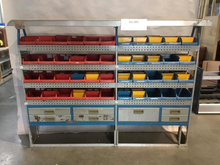 stalen bedrijfswagen inrichting Acc-091, Auto diversen, Overige Auto diversen, Ophalen