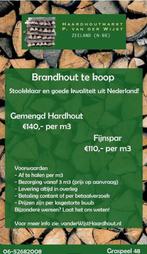 Haardhout, kachelhout, stookhout, droog hout, openhaardhout, Tuin en Terras, Haardhout, Minder dan 3 m³, Ophalen, Overige houtsoorten