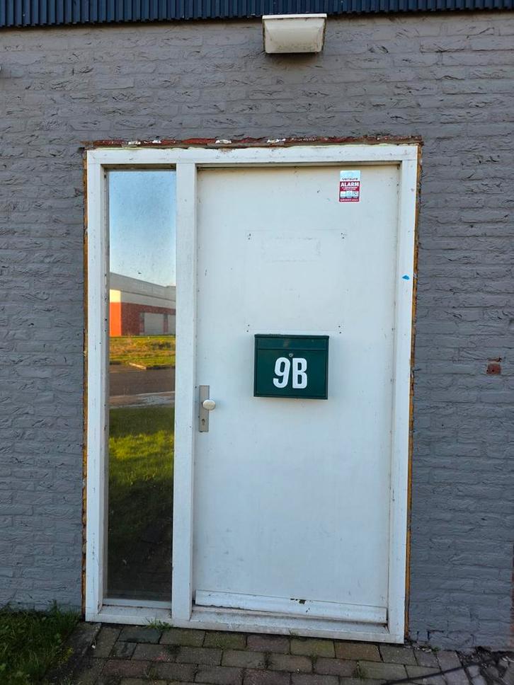 Deur met 3-punts sluiting en zijlicht (1600x2385), Doe-het-zelf en Verbouw, Deuren en Horren, Gebruikt, Buitendeur, 215 cm of meer