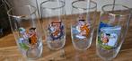 Flintstones glazen, Verzamelen, Glas en Borrelglaasjes, Ophalen, Zo goed als nieuw