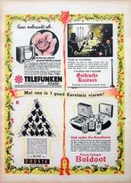 6 vintage advertenties reclames kerst 1935-71 Santa kerstman, Verzamelen, Verzenden, Gebruikt