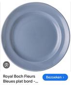 Gezocht: royal boch fleurs bleues plat bord, Ophalen of Verzenden, Zo goed als nieuw, Bord(en), Wedgwood