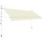Luifel handmatig uittrekbaar 400 cm crème, Ophalen of Verzenden, Nieuw