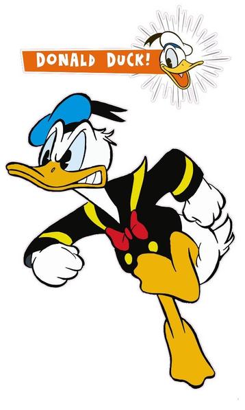 Donald Duck XXL Muursticker 127x200 cm - Gratis Verzending beschikbaar voor biedingen