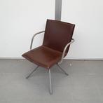 Arco design eetkamerstoel retro - bruin kunstleder, Huis en Inrichting, Ophalen of Verzenden, Bruin, Eén