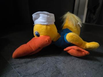 Daan Pelikaan, knuffel de mascotte van Familiepark Drievliet beschikbaar voor biedingen