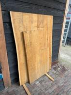 Eiken Tafelbladen - 2 stuks, Doe-het-zelf en Verbouw, Hout en Planken, Ophalen, Gebruikt, 25 tot 50 mm, Eiken