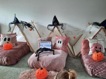 Halloween /Tipi slaapfeestje /kinderfeestje / tipitent/Pink beschikbaar voor biedingen