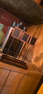 Flessenhouder display krijtbord, voor 3 flessen, Ophalen of Verzenden, Zo goed als nieuw, Minder dan 50 cm, Minder dan 5 flessen