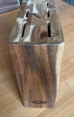 Messenblok Hout Boretti, Ophalen, Zo goed als nieuw