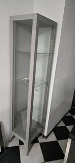 Ikea Vitrine zilverkast met 3 kanten glas met 3 glazen schap, Ophalen, 50 tot 100 cm, Minder dan 100 cm, 25 tot 50 cm