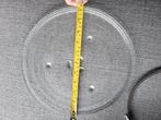 Glazen draaiplateau voor magnetron met draagsysteem, Witgoed en Apparatuur, Magnetrons, Ophalen of Verzenden, Zo goed als nieuw