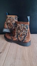 Suède Heren Boots - Panterprint - Maat 42 - Nieuw, Kleding | Heren, Bruin, Boots, Nieuw, Ophalen of Verzenden